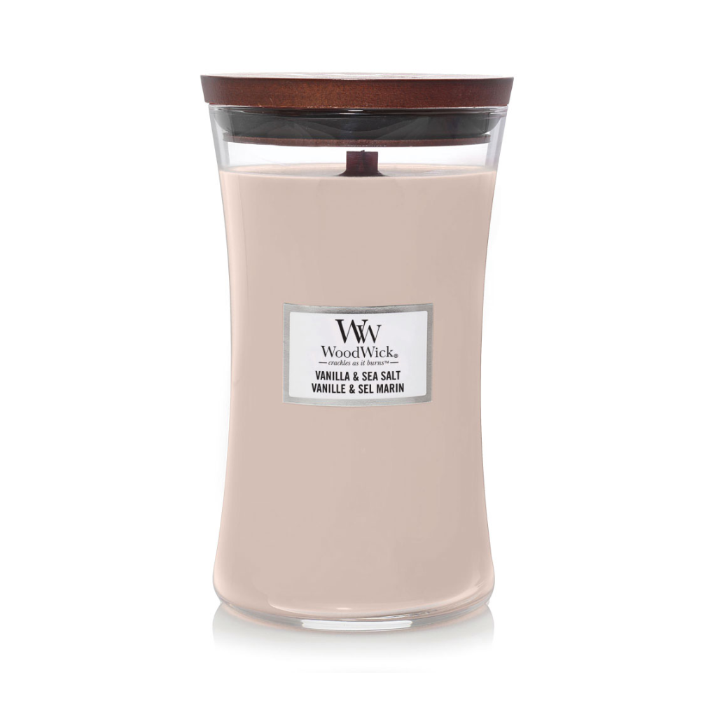 WoodWick Vanilla & Sea Salt Large Candle
