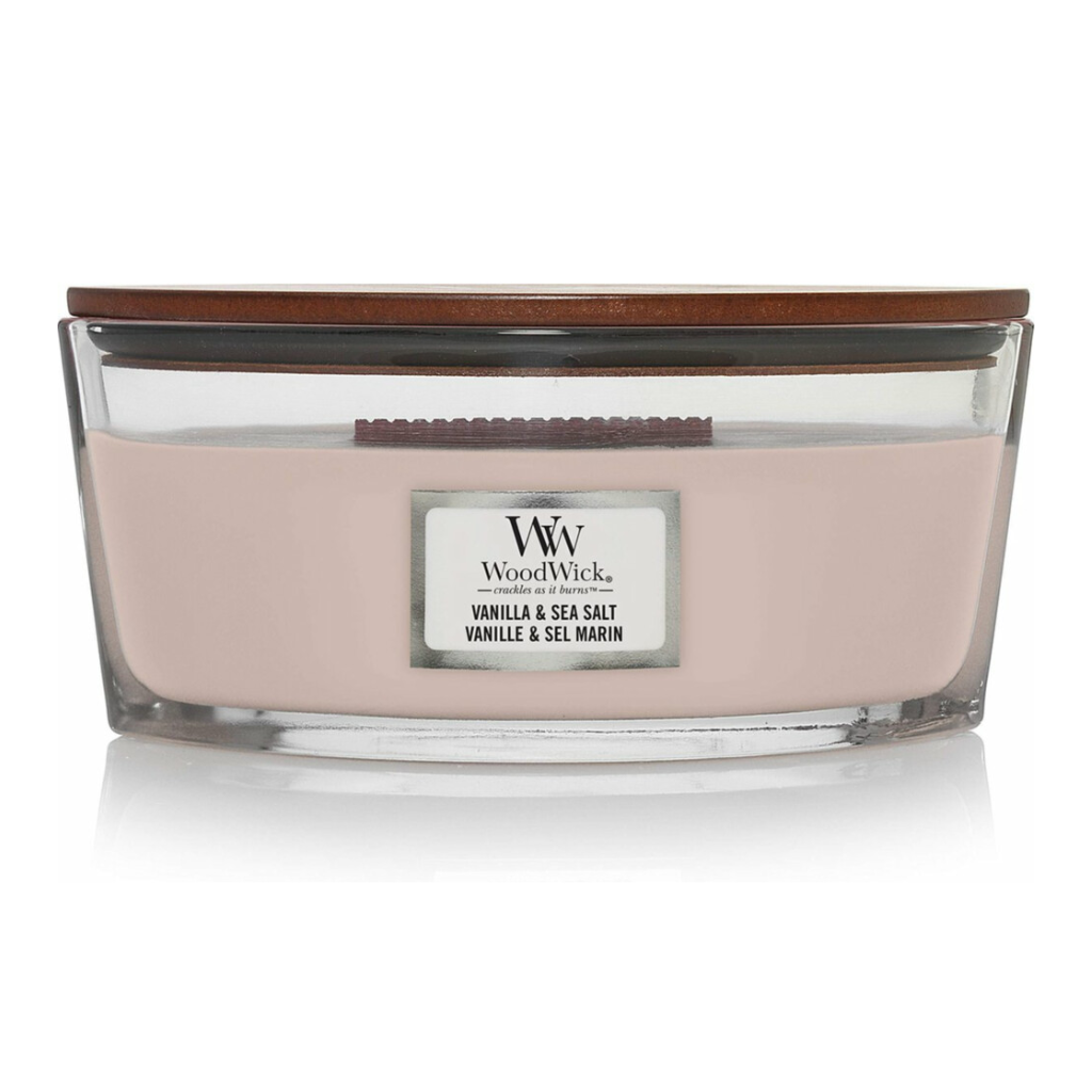 WoodWick Vanilla & Sea Salt Ellipse Candle