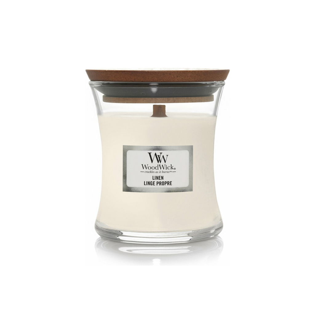 WoodWick Linen Mini Candle