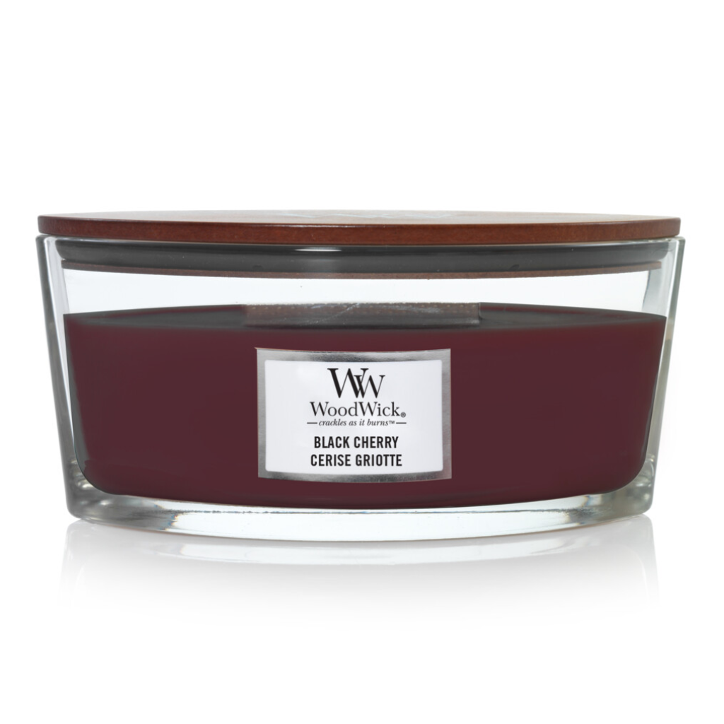 WoodWick Black Cherry Ellipse Candle