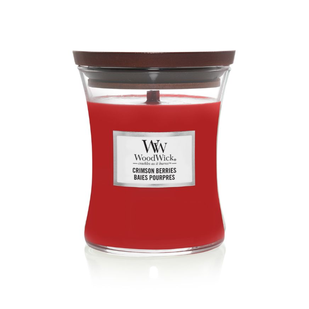 WoodWick Crimson Berries Medium Candle