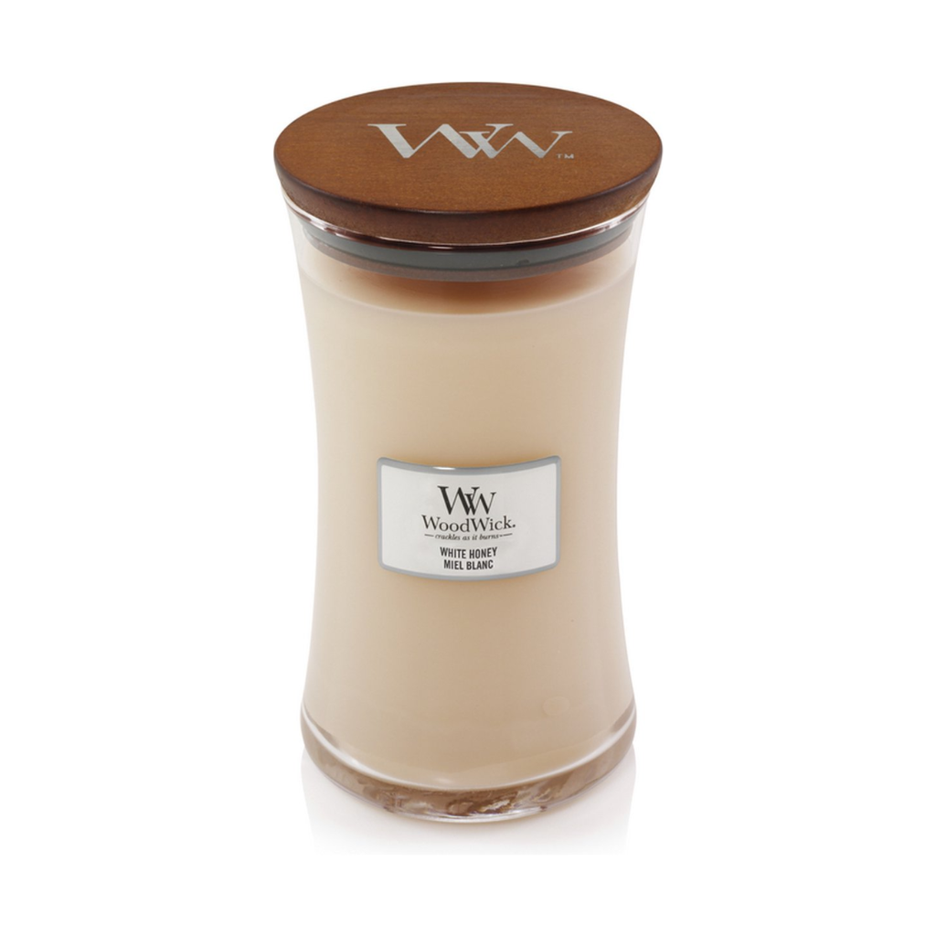 WoodWick White Honey Large Candle