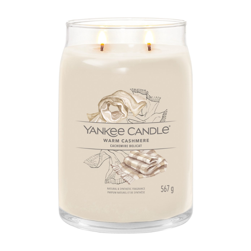Yankee Candle Geurkaars Warm Cashmere Signature Large