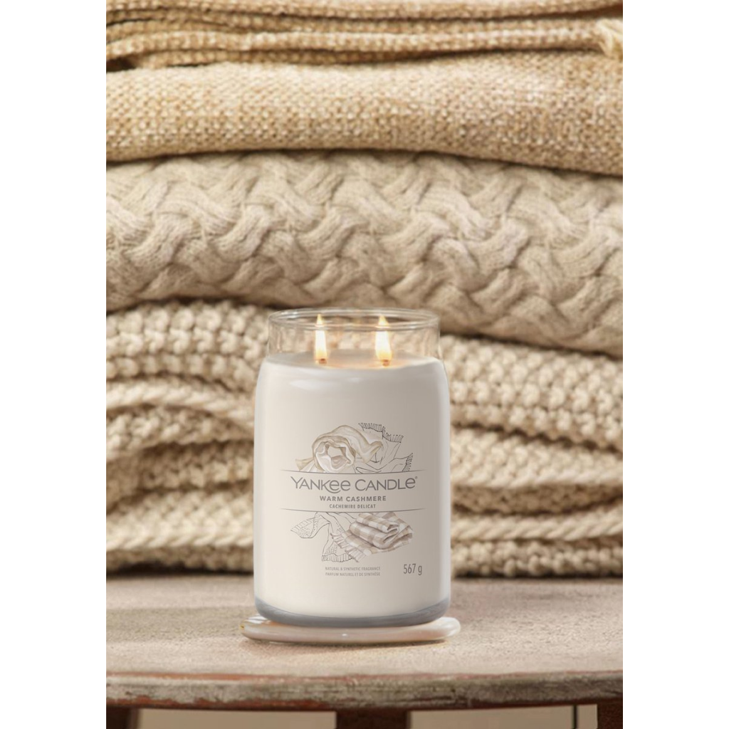 Yankee Candle Geurkaars Warm Cashmere Signature Large