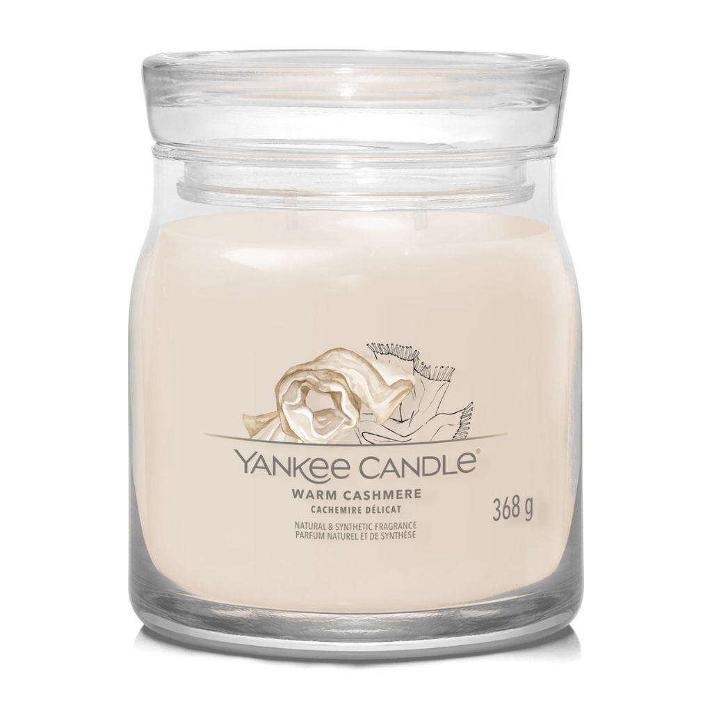 Yankee Candle Geurkaars Warm Cashmere Signature Medium