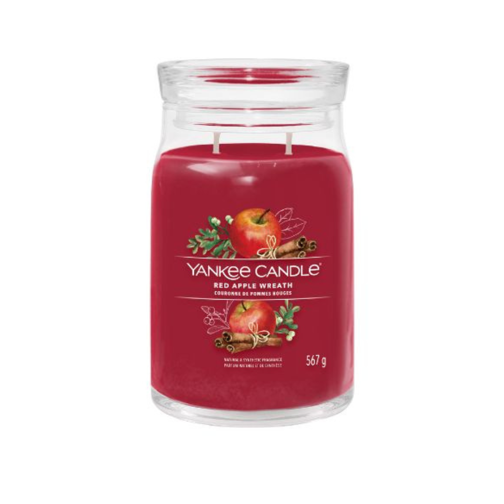 Yankee Candle Red Apple Wreath Signature Large Jar