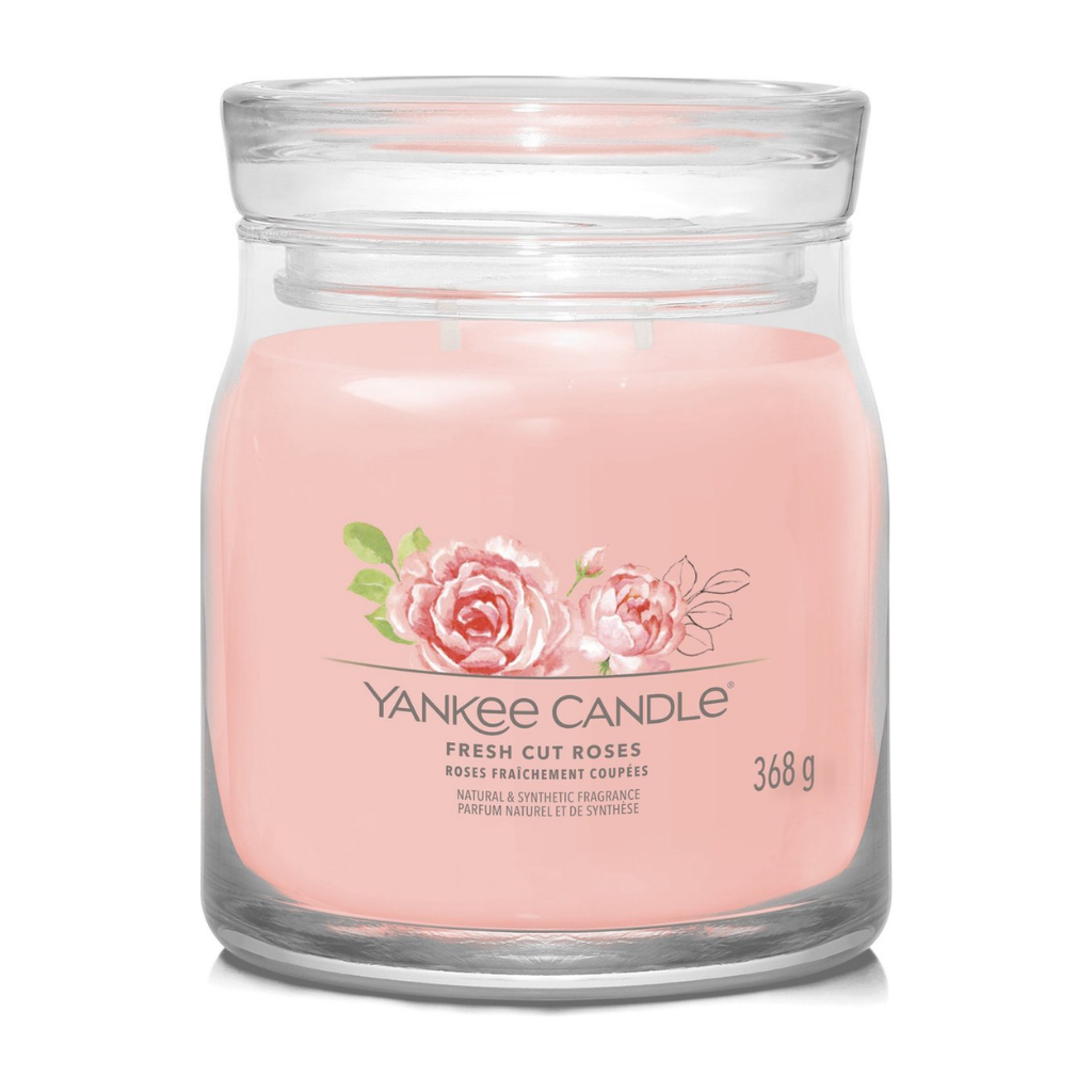 Yankee Candle Geurkaars Fresh Cut Roses Signature Medium