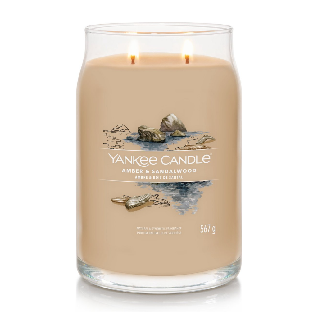 Yankee Candle Geurkaars Amber & Sandalwood Signature Large