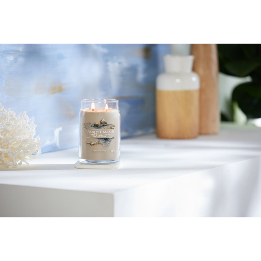 Yankee Candle Geurkaars Amber & Sandalwood Signature Large