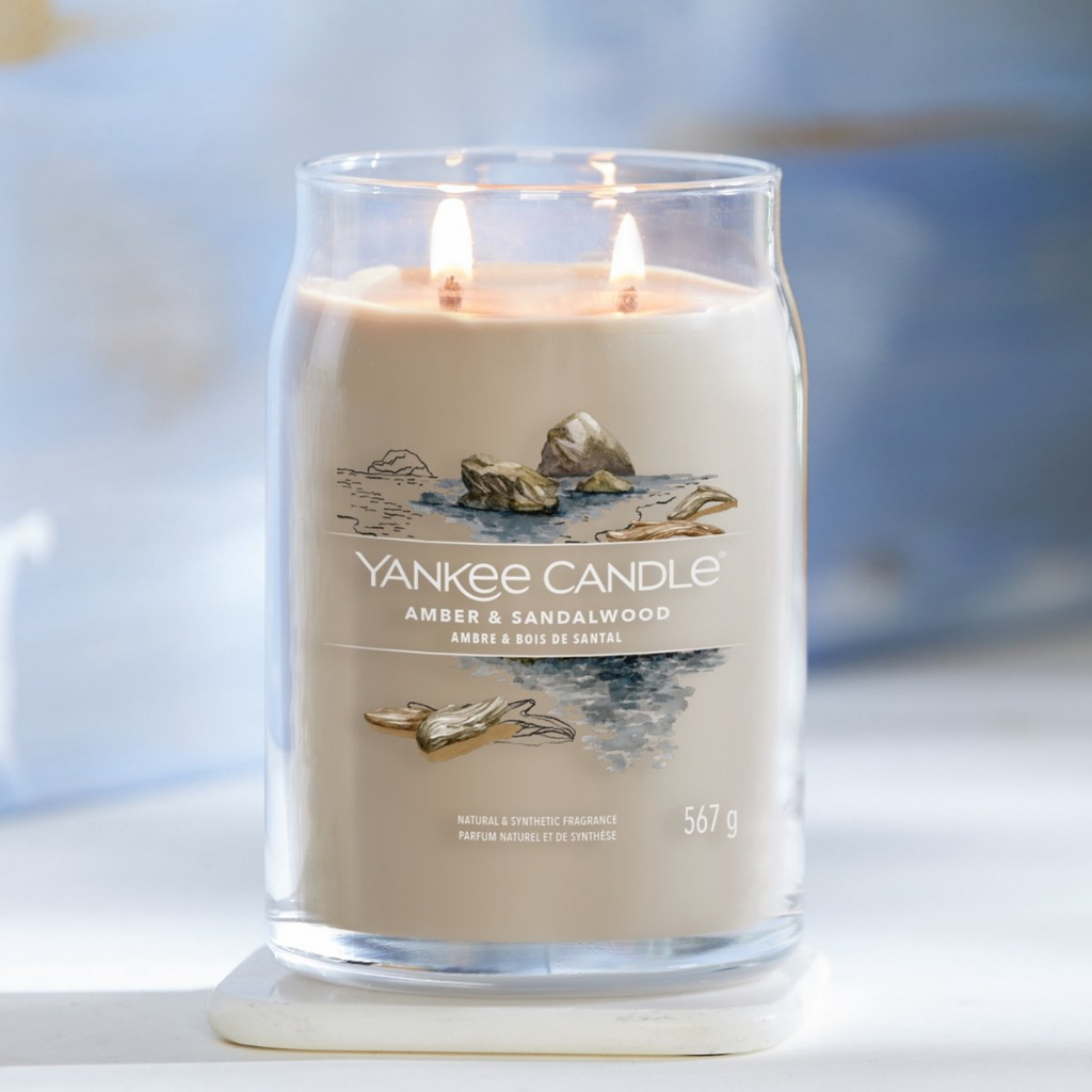 Yankee Candle Geurkaars Amber & Sandalwood Signature Large