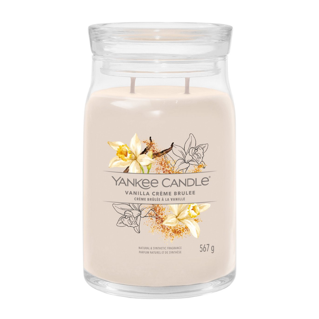 Yankee Candle Geurkaars Vanilla Crème Brûlée Signature Large