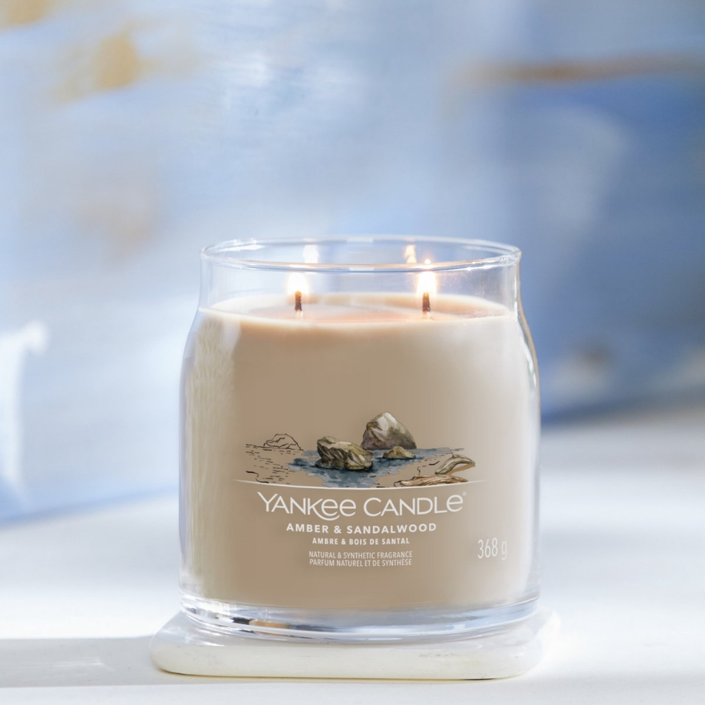 Yankee Candle Geurkaars Amber & Sandalwood Signature Medium