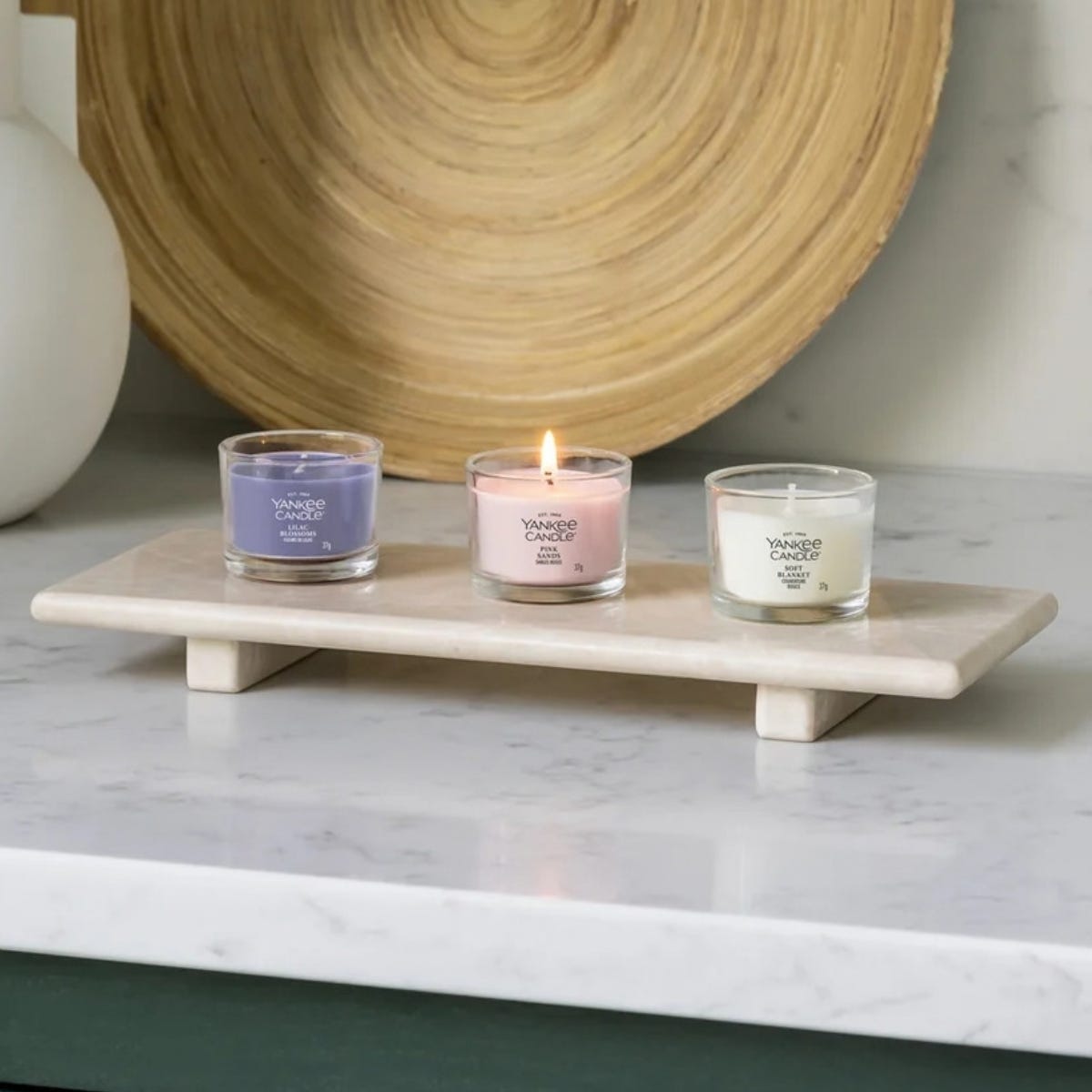 Yankee Candle Geurkaars Mini Votive Pink Sands Roze 5.4 x 5.4 x 4.2 cm