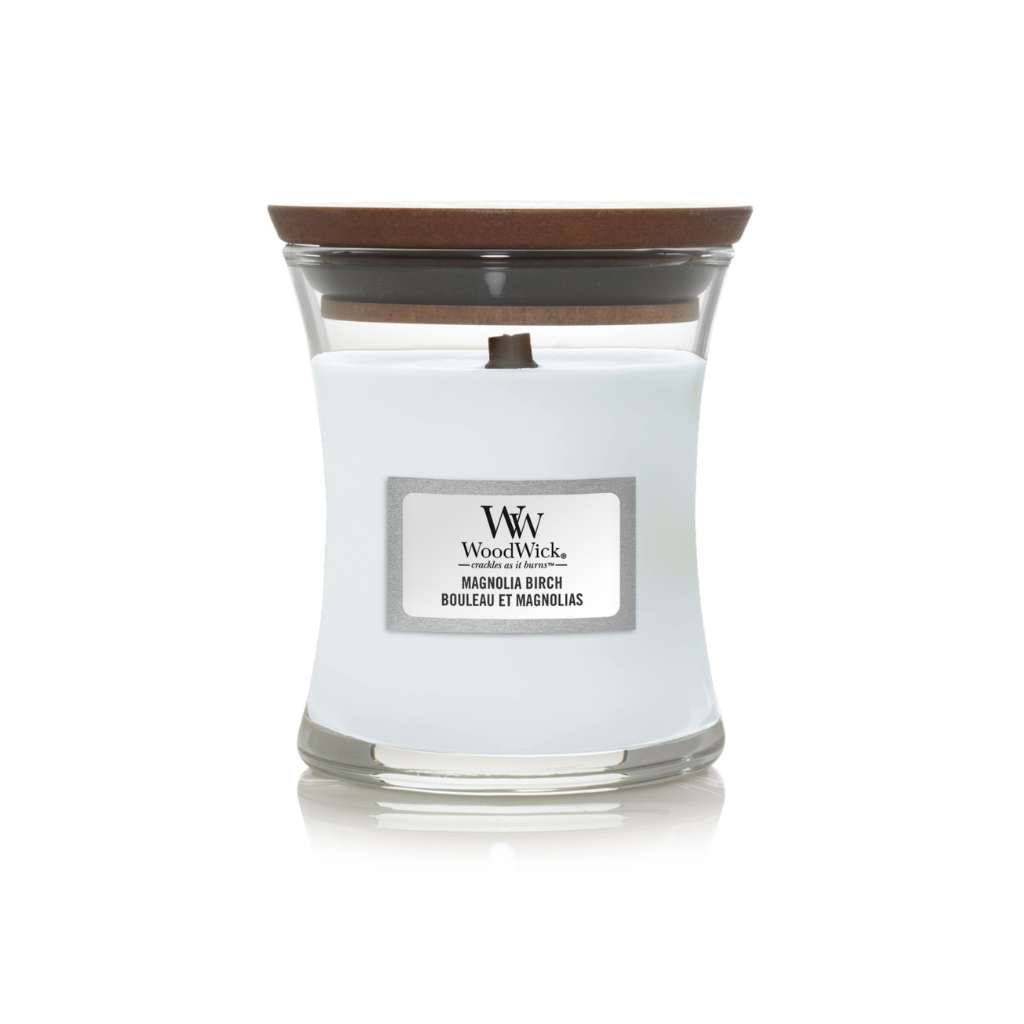 WoodWick Magnolia Birch Mini Candle