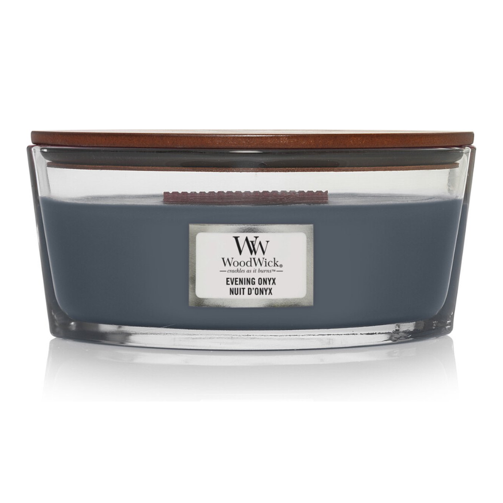 WoodWick Evening Onyx Ellipse Candle