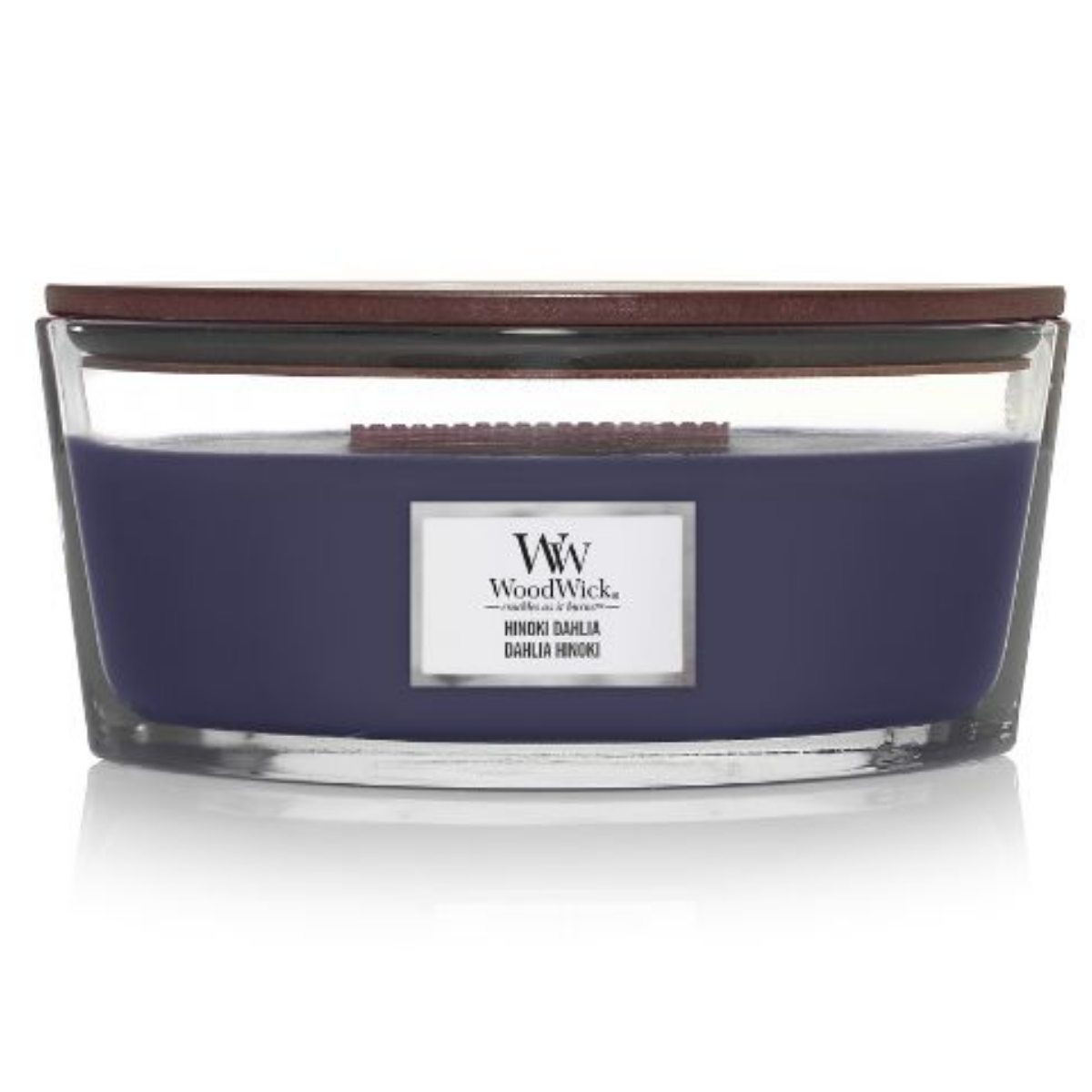 Woodwick Geurkaars Dahlia Hinoki Ellipse