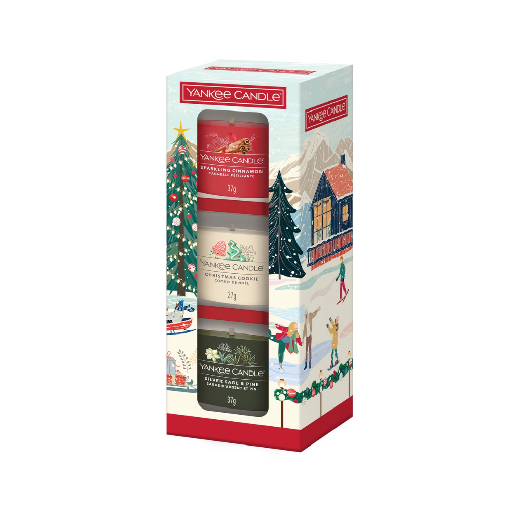 Yankee Candle Apris Ski - 3 filled votive Christmas classic set