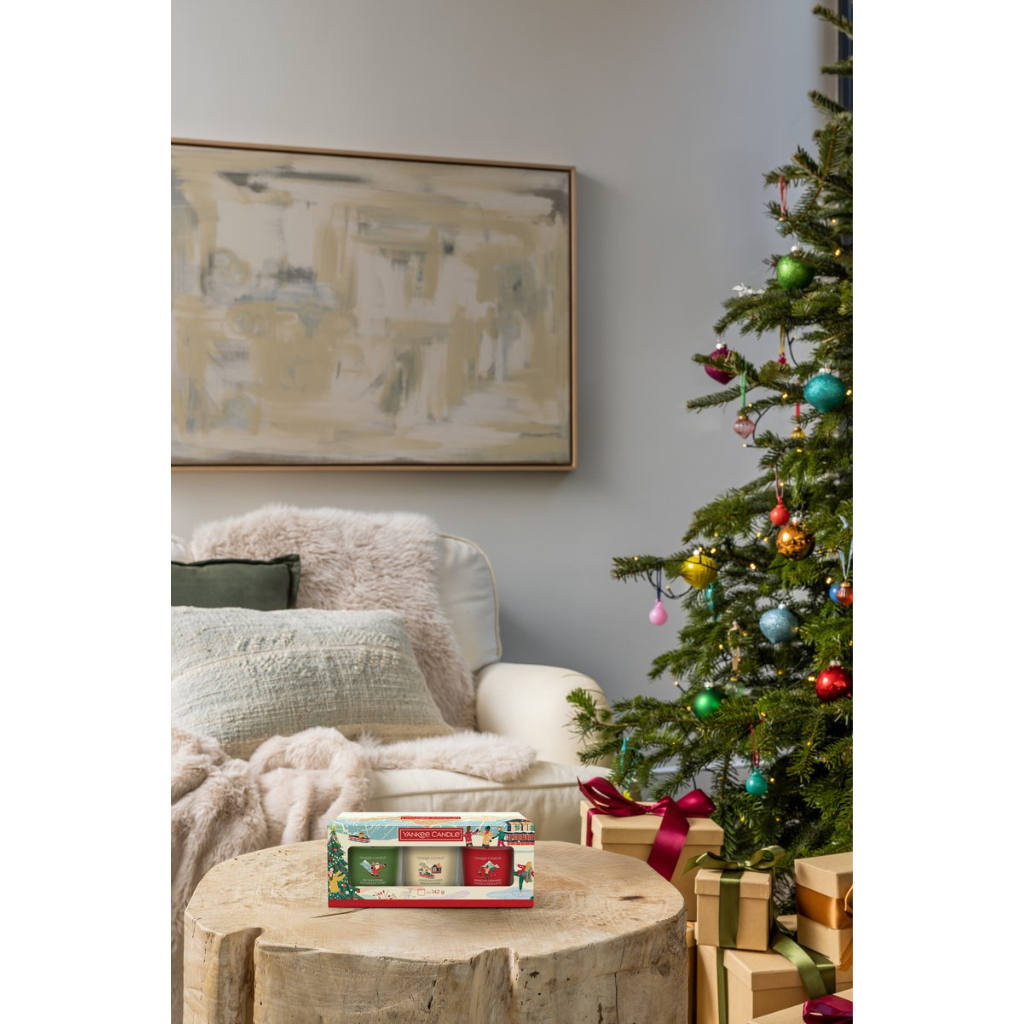 Yankee Candle Apris Ski - 3 filled votive 3 Tumbler kaarsen set