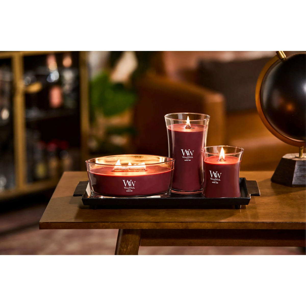 Woodwick Geurkaars Rouge Oud Large