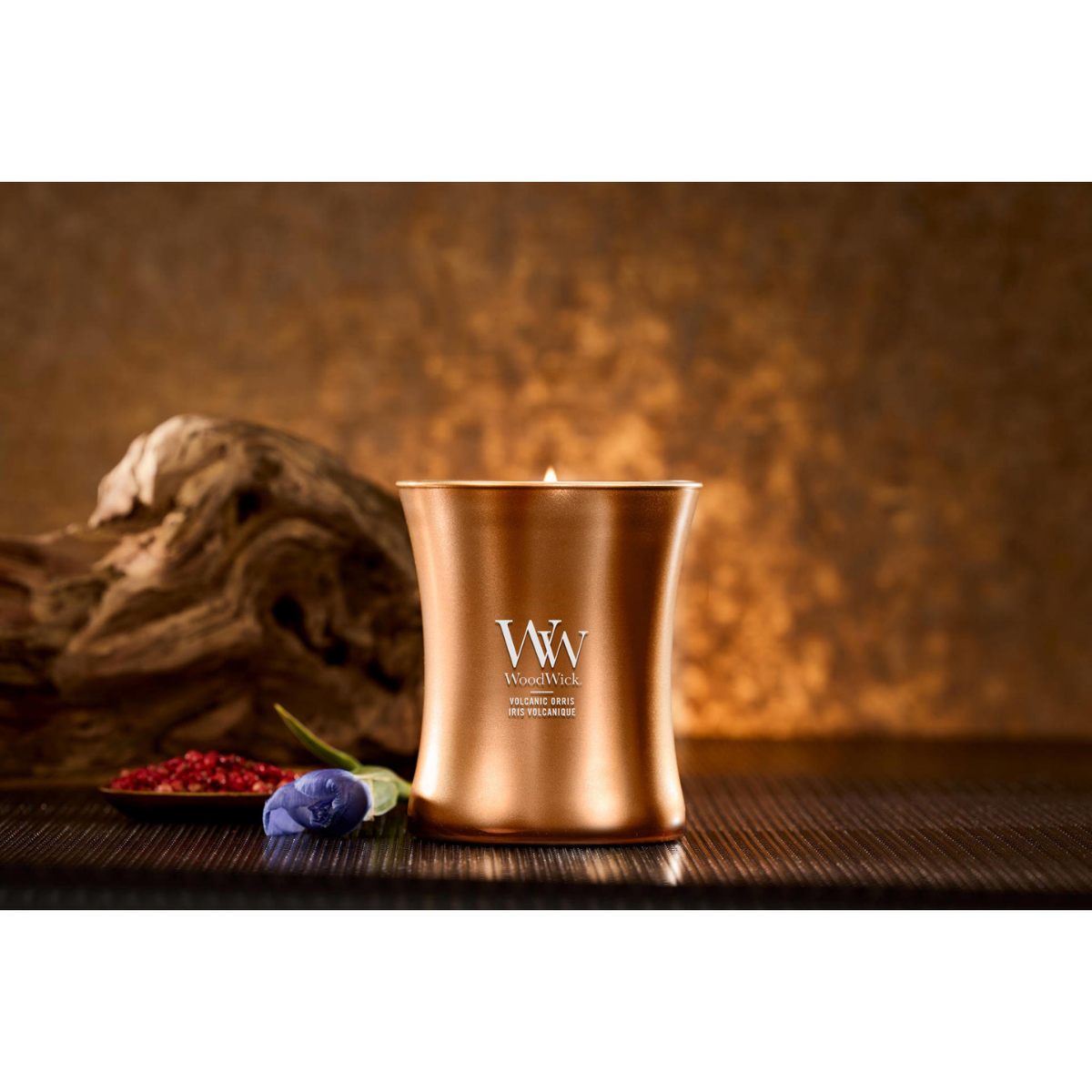 Woodwick Geurkaars Volcanic Orris Medium