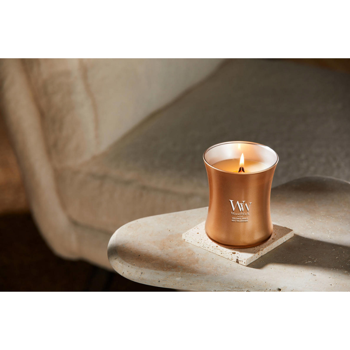 Woodwick Geurkaars Volcanic Orris Medium