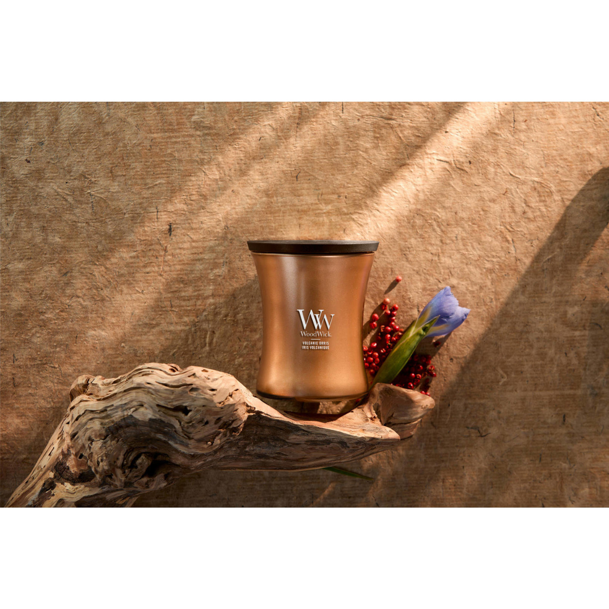 Woodwick Geurkaars Volcanic Orris Medium