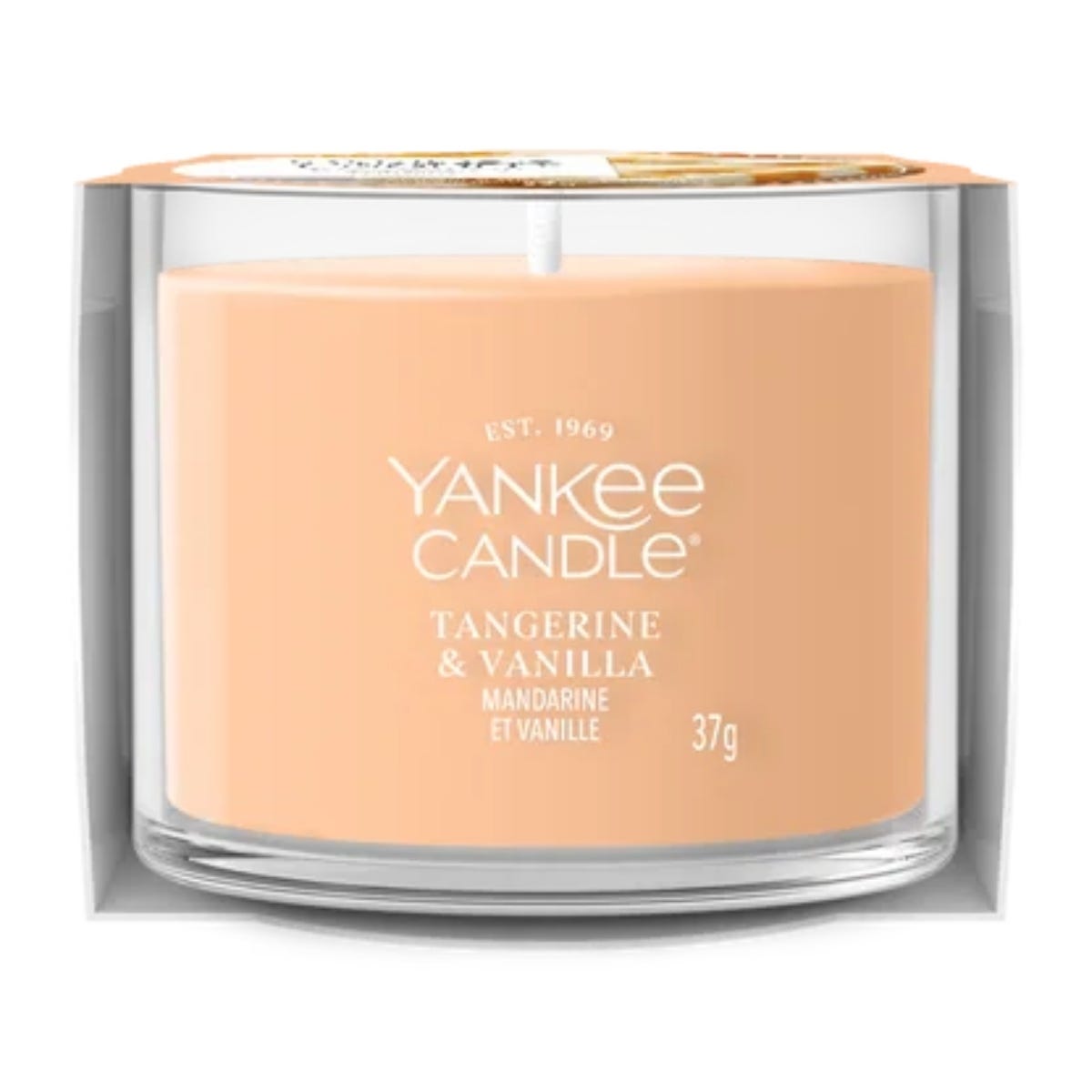 Yankee Candle Geurkaars Mini Votive Tangerine & Vanilla Oranje 5.4 x 5.4 x 4.2 cm