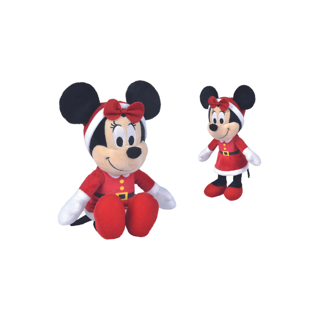 Disney Minnie Mouse in Kerstmis pak 25cm