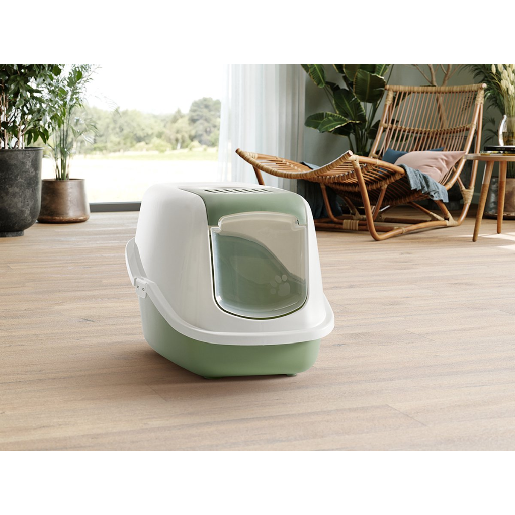 Savic Kattenbak Nestor Groen Wit 56 x 39 x 39 cm