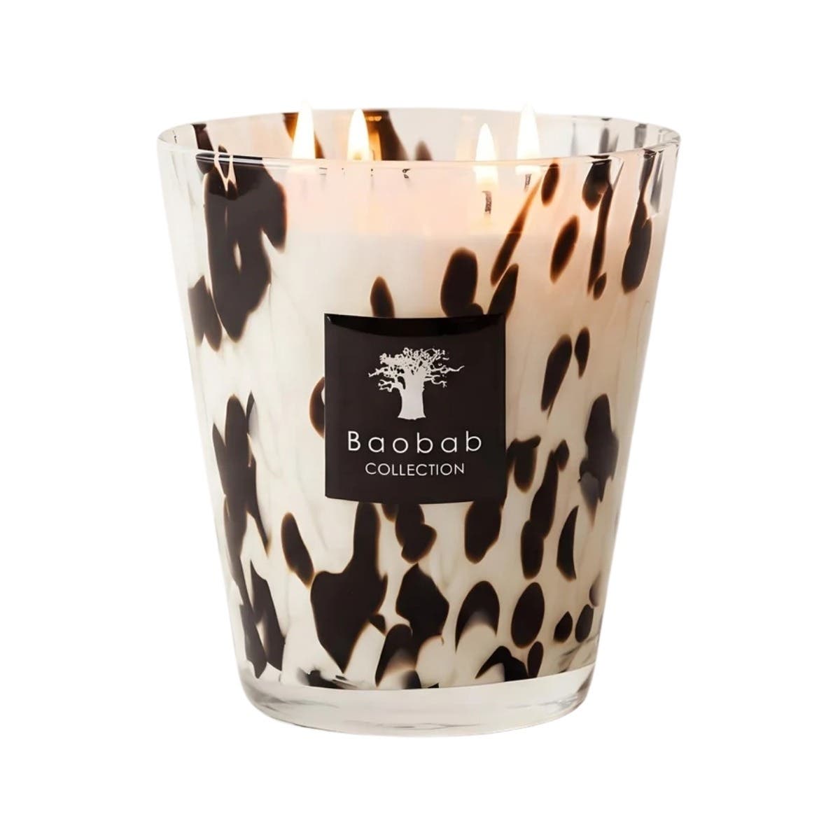 Baobab Geurkaars Pearls Black Max 16