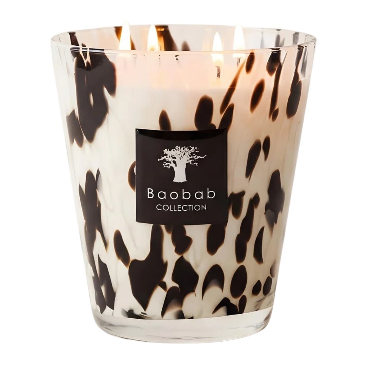 Baobab Geurkaars Pearls Black Max 24