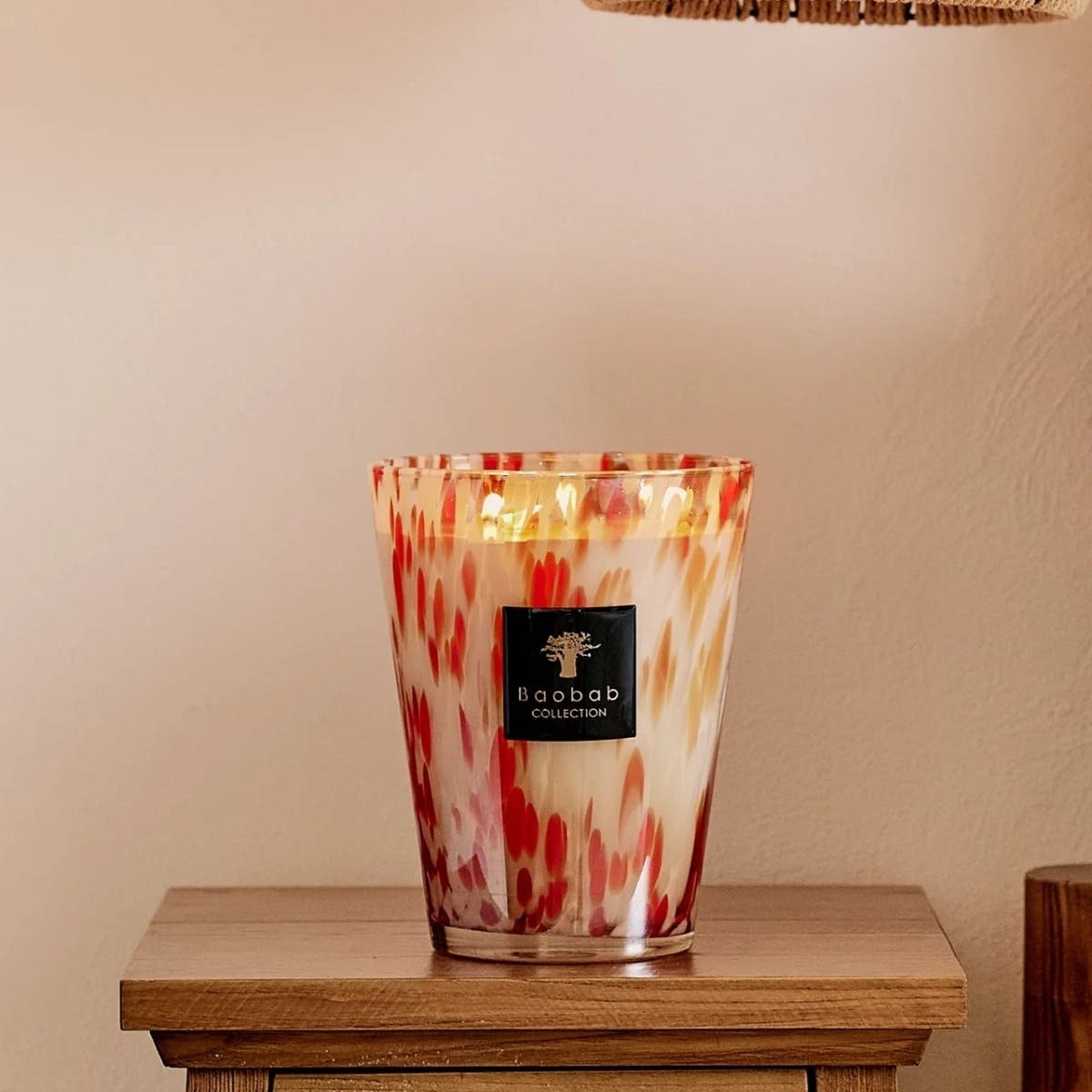 Baobab Geurkaars Pearls Coral Max 10