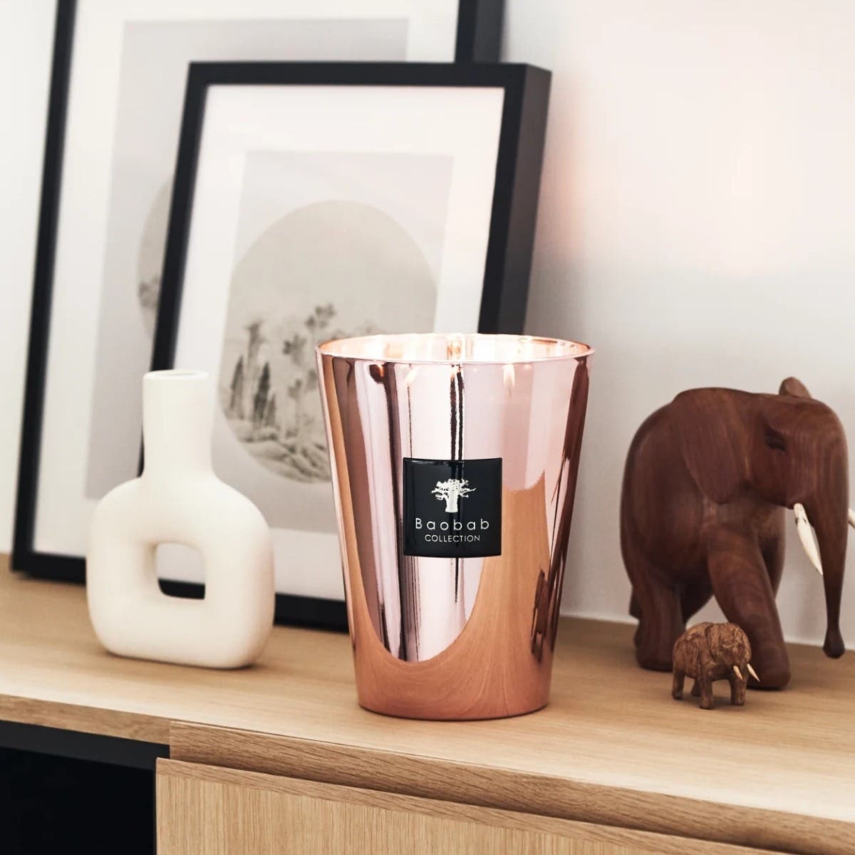 Baobab Geurkaars Les Exclusives Roseum Max 16