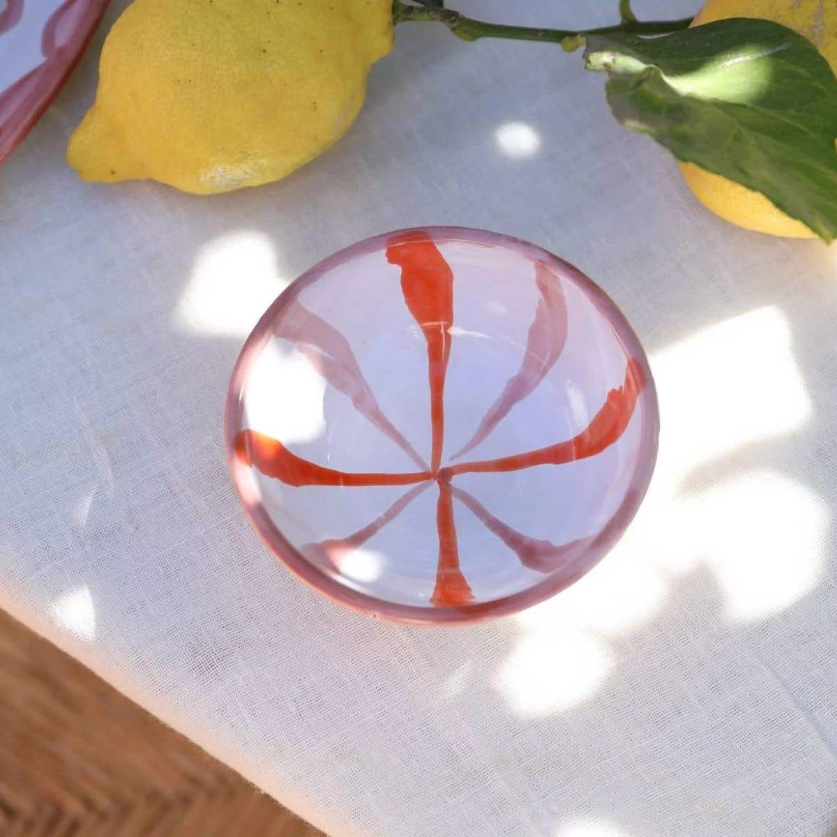 Lenta Living Tapas Schaaltje PXLL Roze Oranje 10 cm