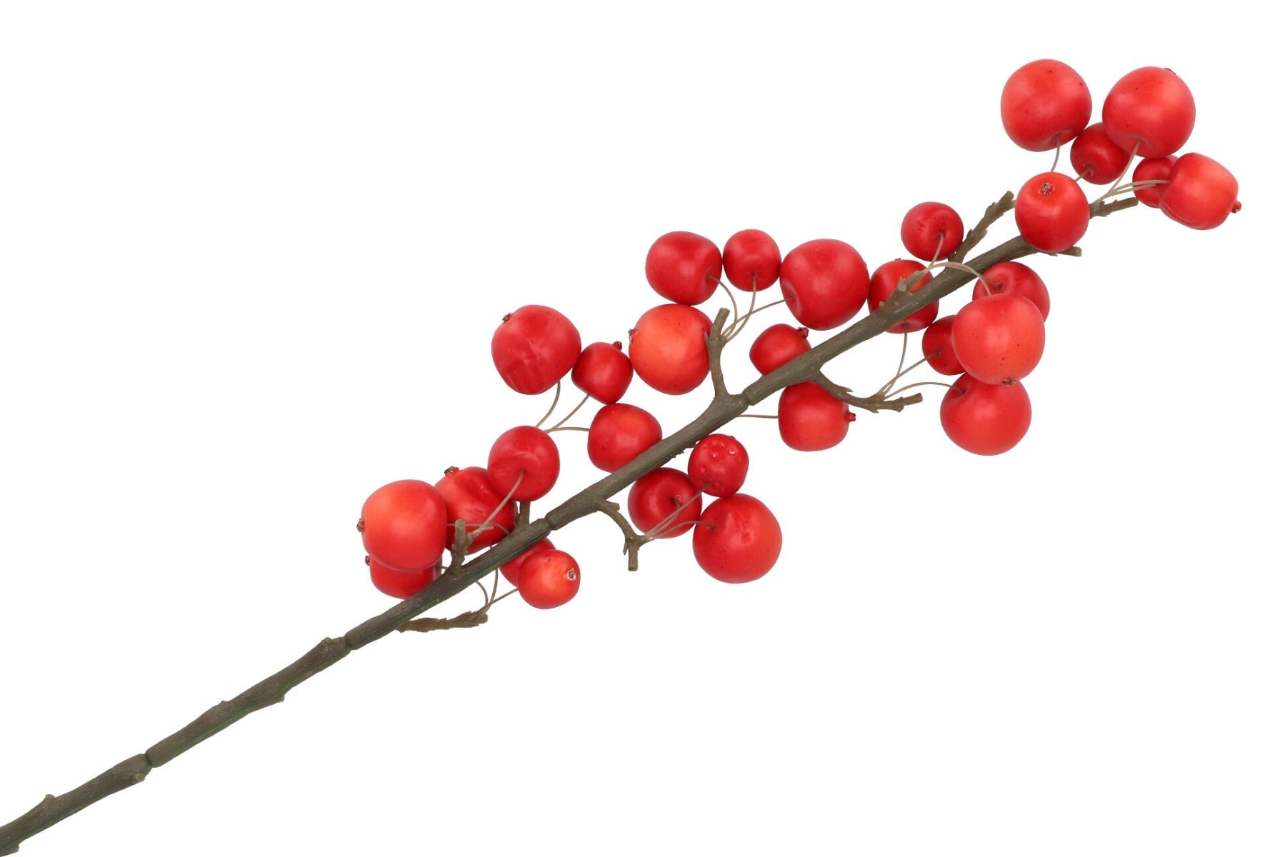 Kunsttak zijde Apple Sentinel Red 66 cm