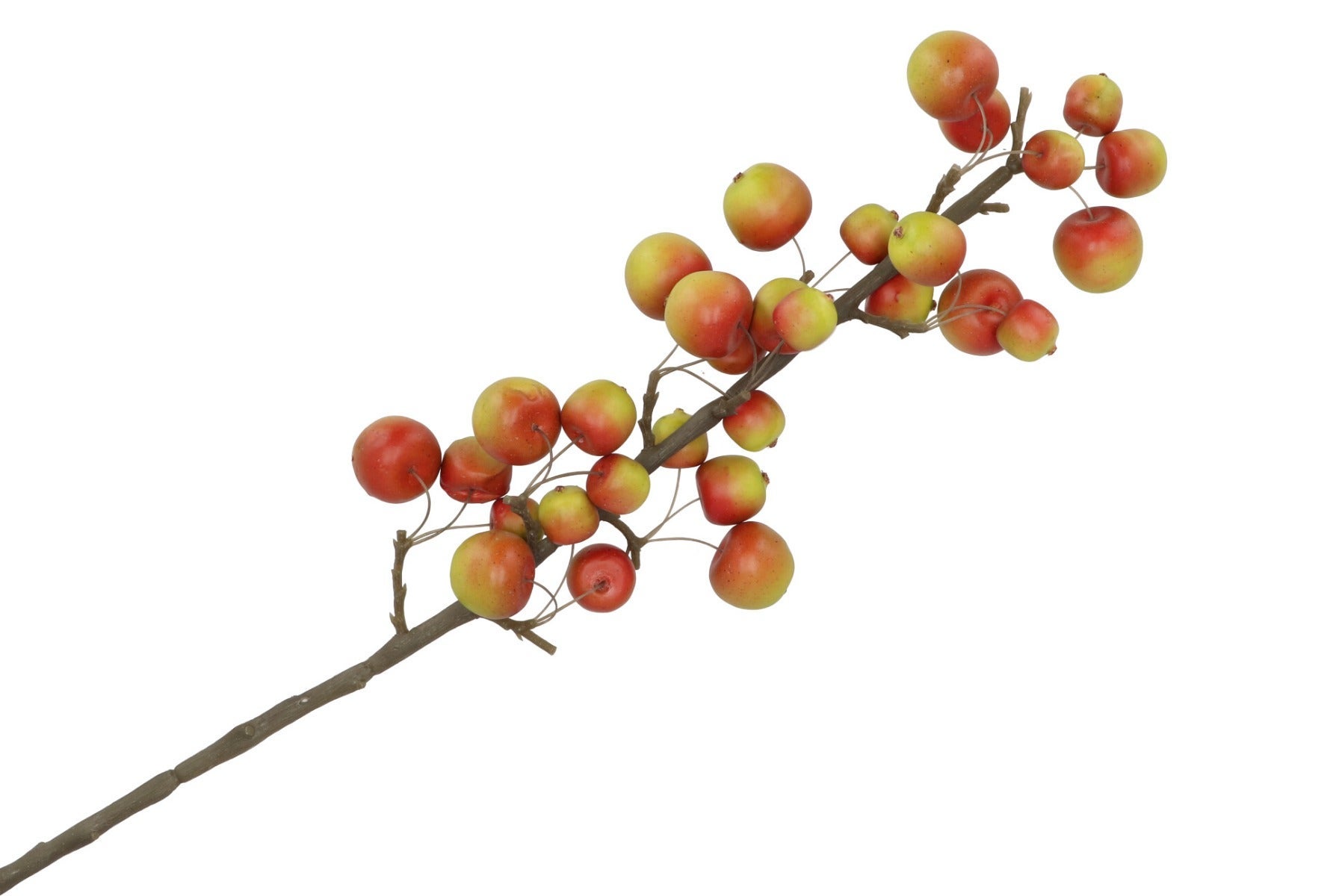 Kunsttak zijde Apple Sentinel Red Green 66 cm