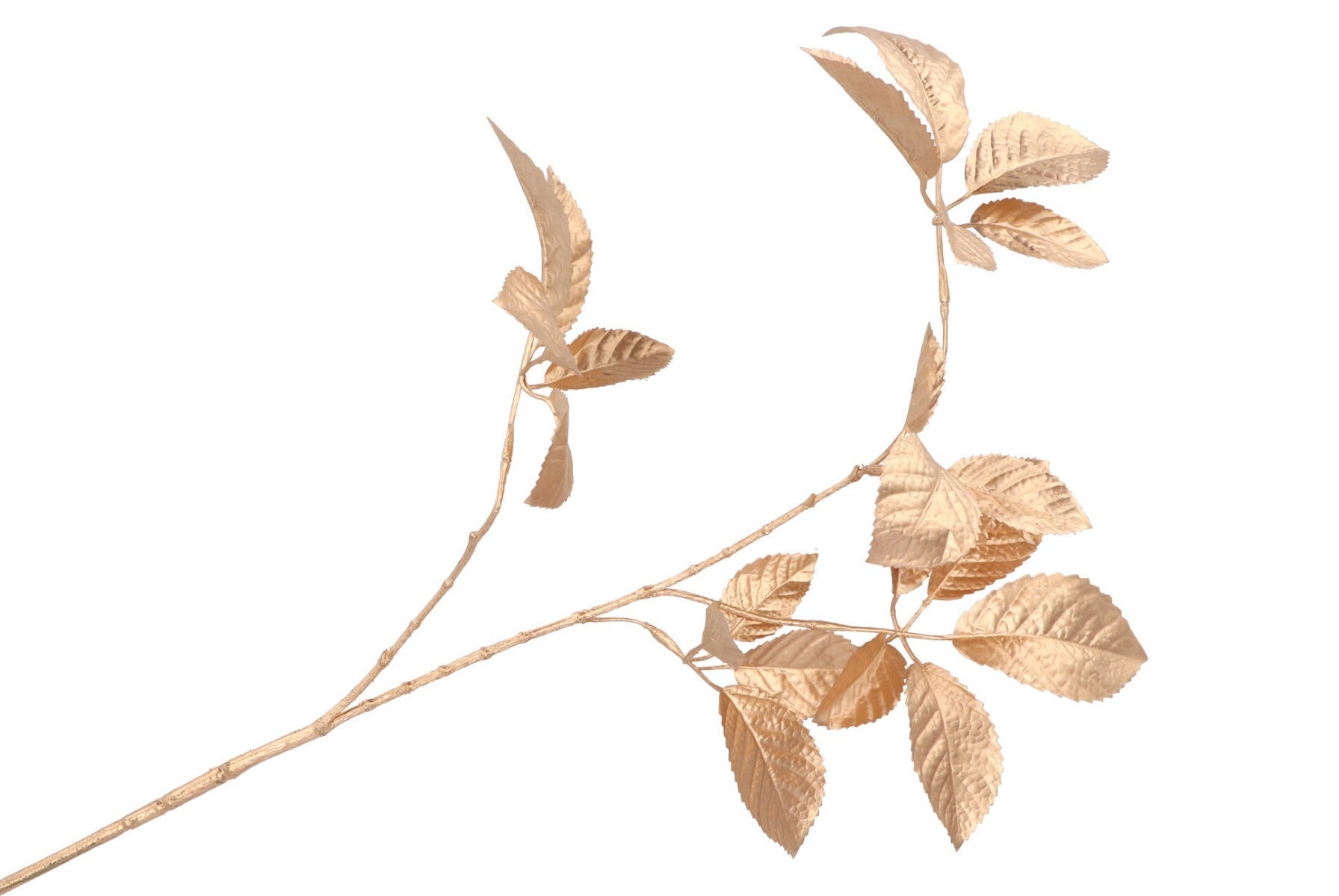 Kunstbloem zijde Leaf Elder Gold 81 cm