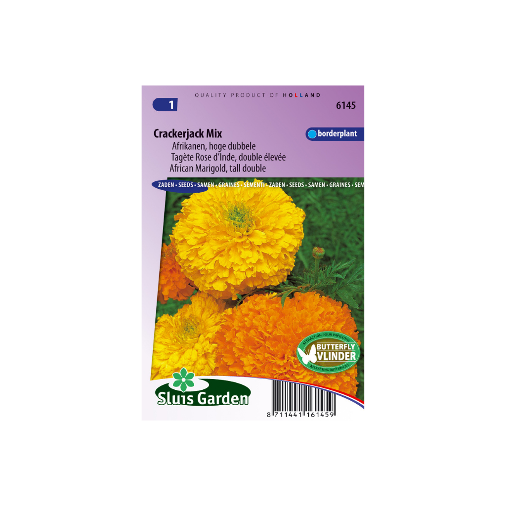 Tagetes erecta tall Crackerjack Mix