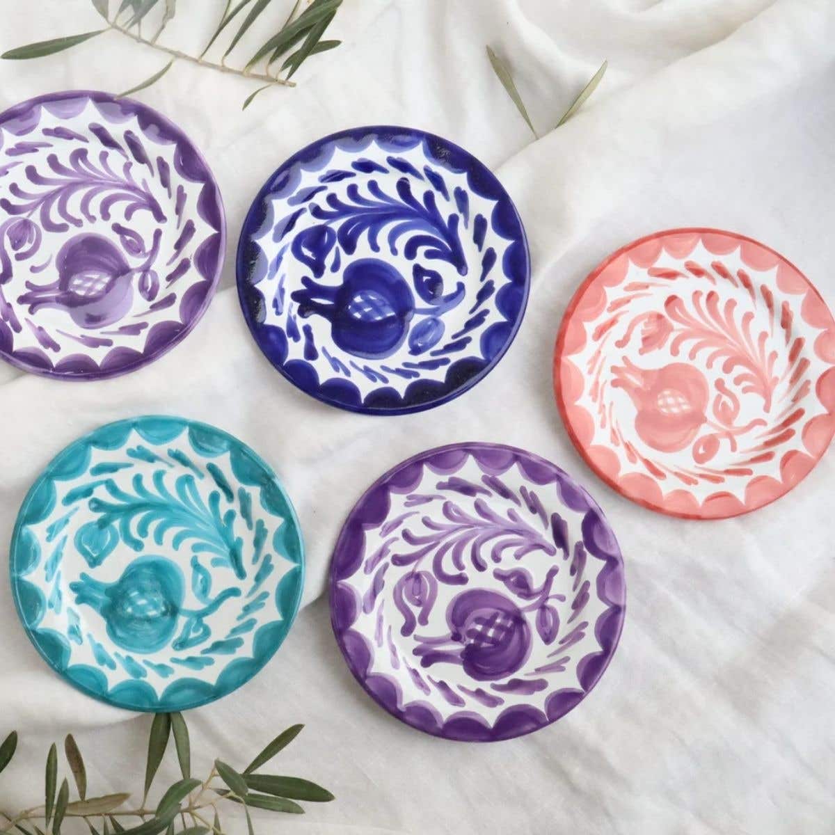 Lenta Living Side Plate Gebaksbordje Coral 12 cm