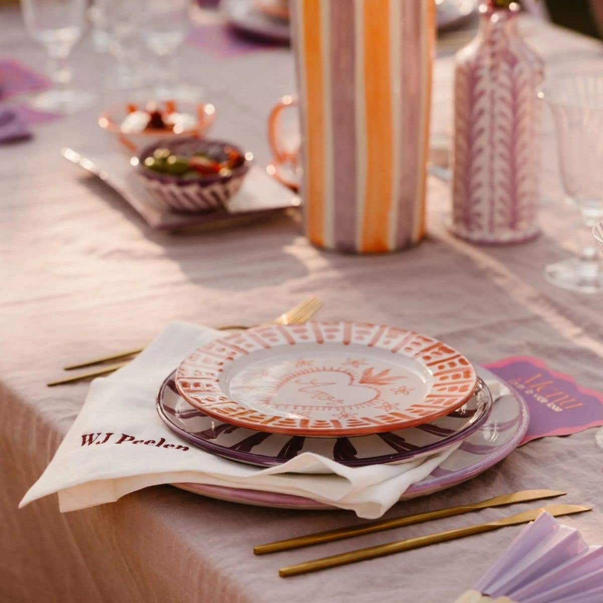 Lenta Living Amor Bordje Coral 20 cm