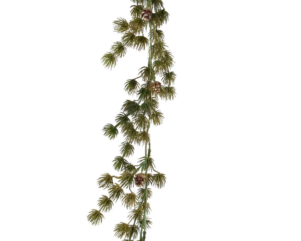 Everlands Dennenguirlande glitter 180 cm