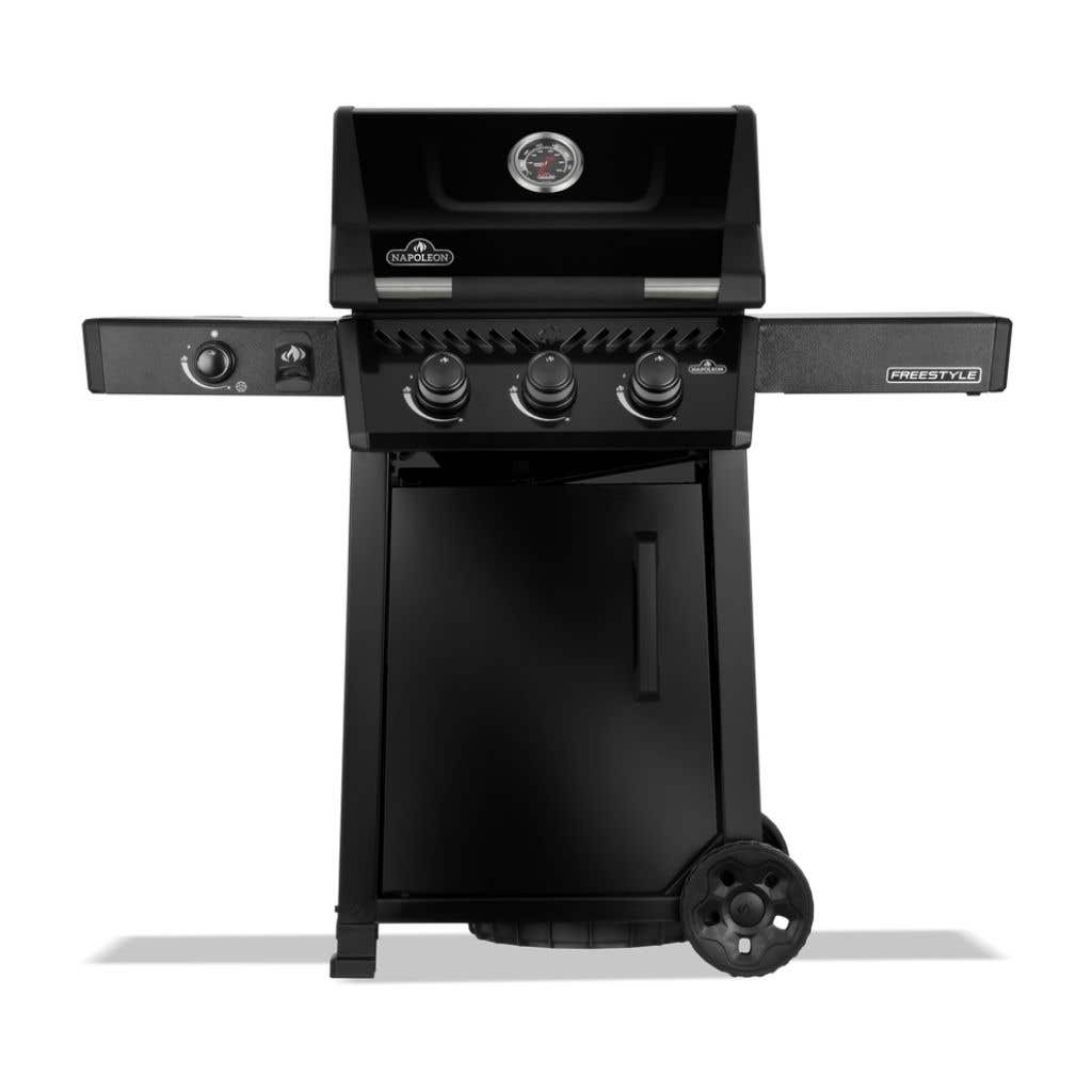 Napoleon Gasbarbecue Freestyle 365 Zwart met Zijbrander