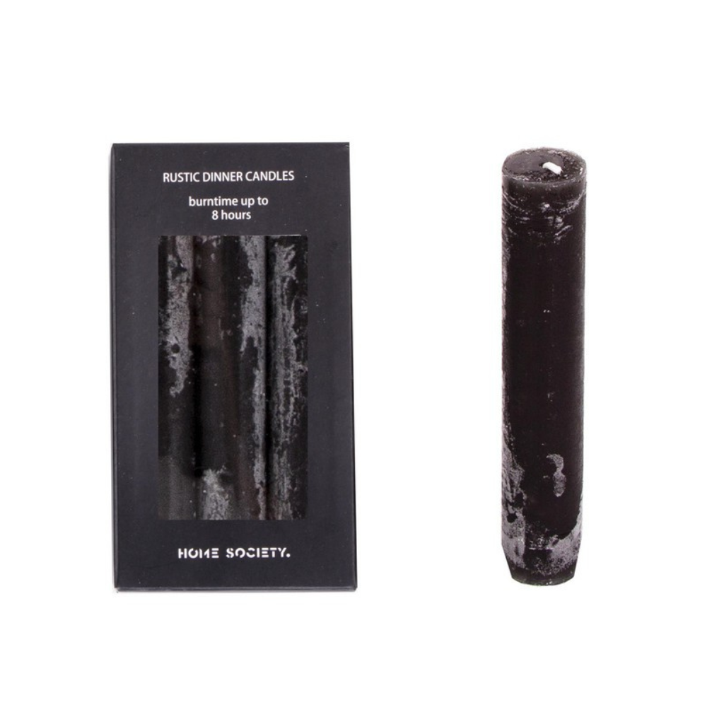 Home Society Dinerkaars S Zwart 14 cm 6 stuks
