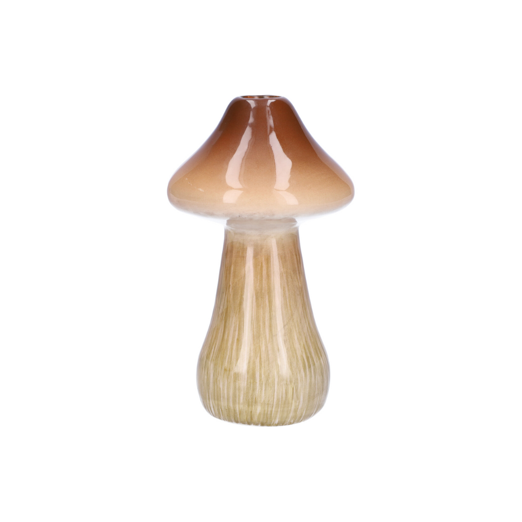 Paddenstoel Amanita bruin 15.8 cm