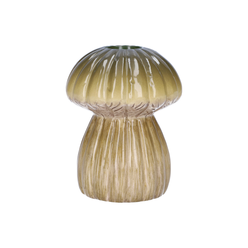 Paddenstoel Portcini groen 12 cm