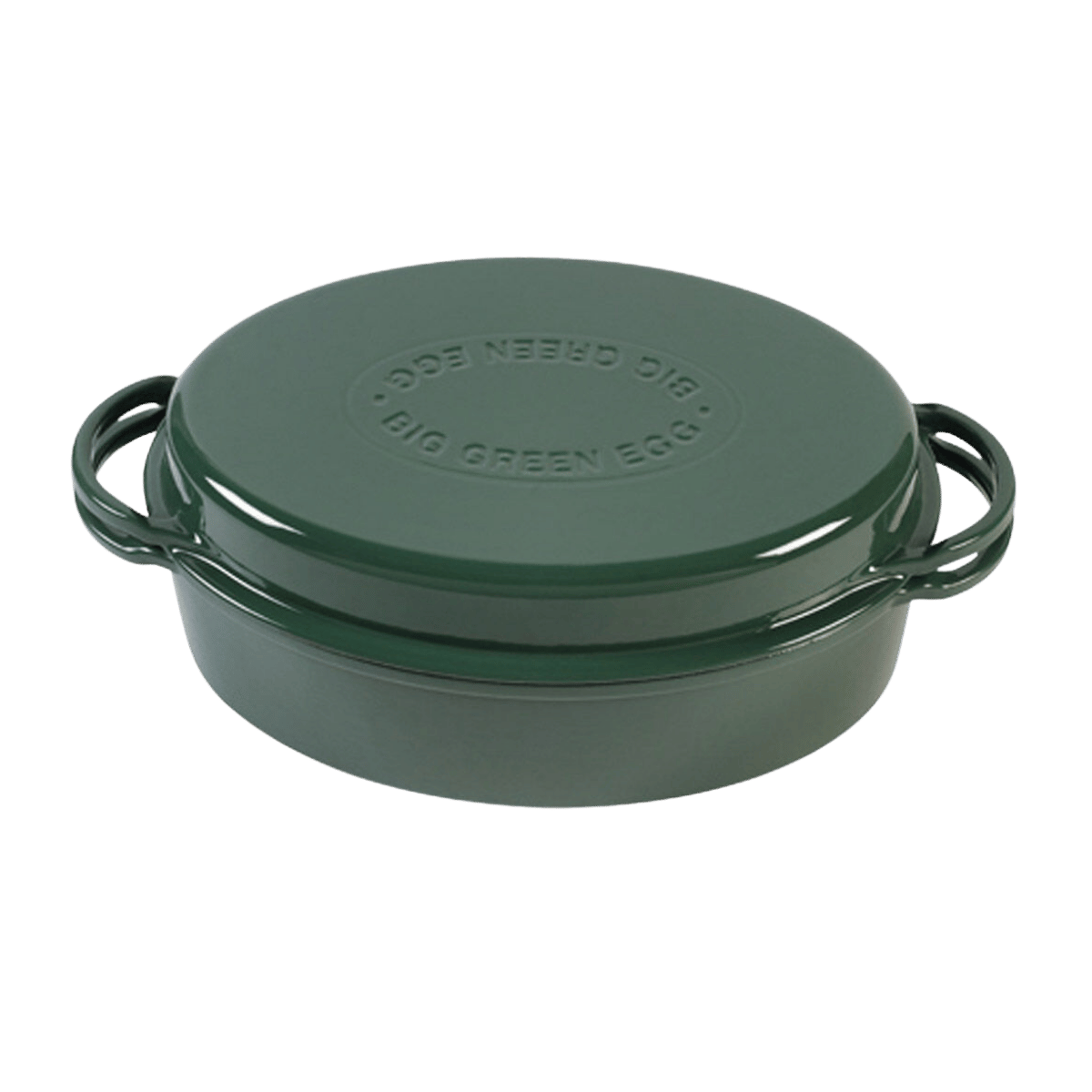 Big Green Egg Braadpan Dutch Oven Ovaal Groen 5.2 L