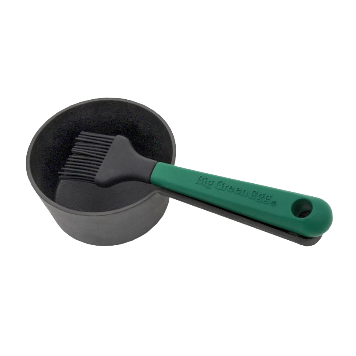 Big Green Egg Sauspan Gietijzer met Kwast