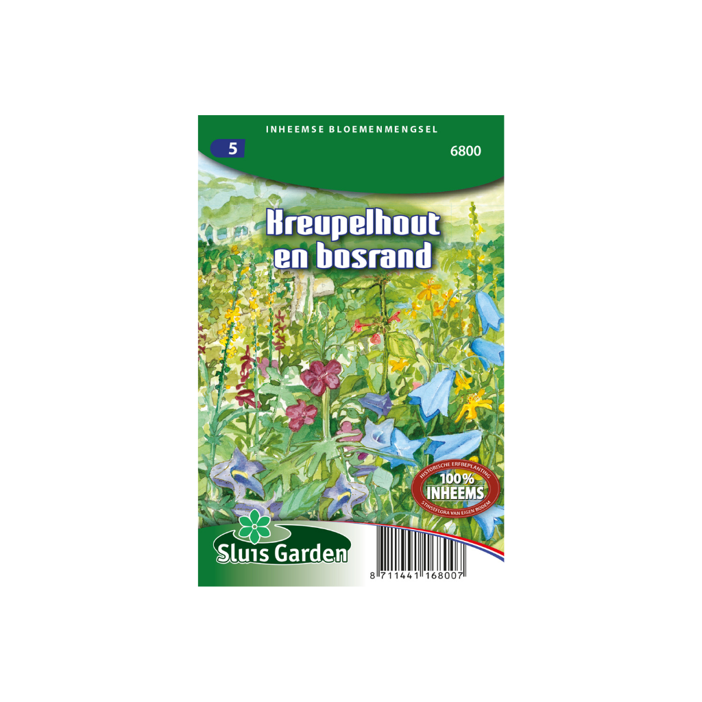 Aan zonnig kreupelhout en bosrand