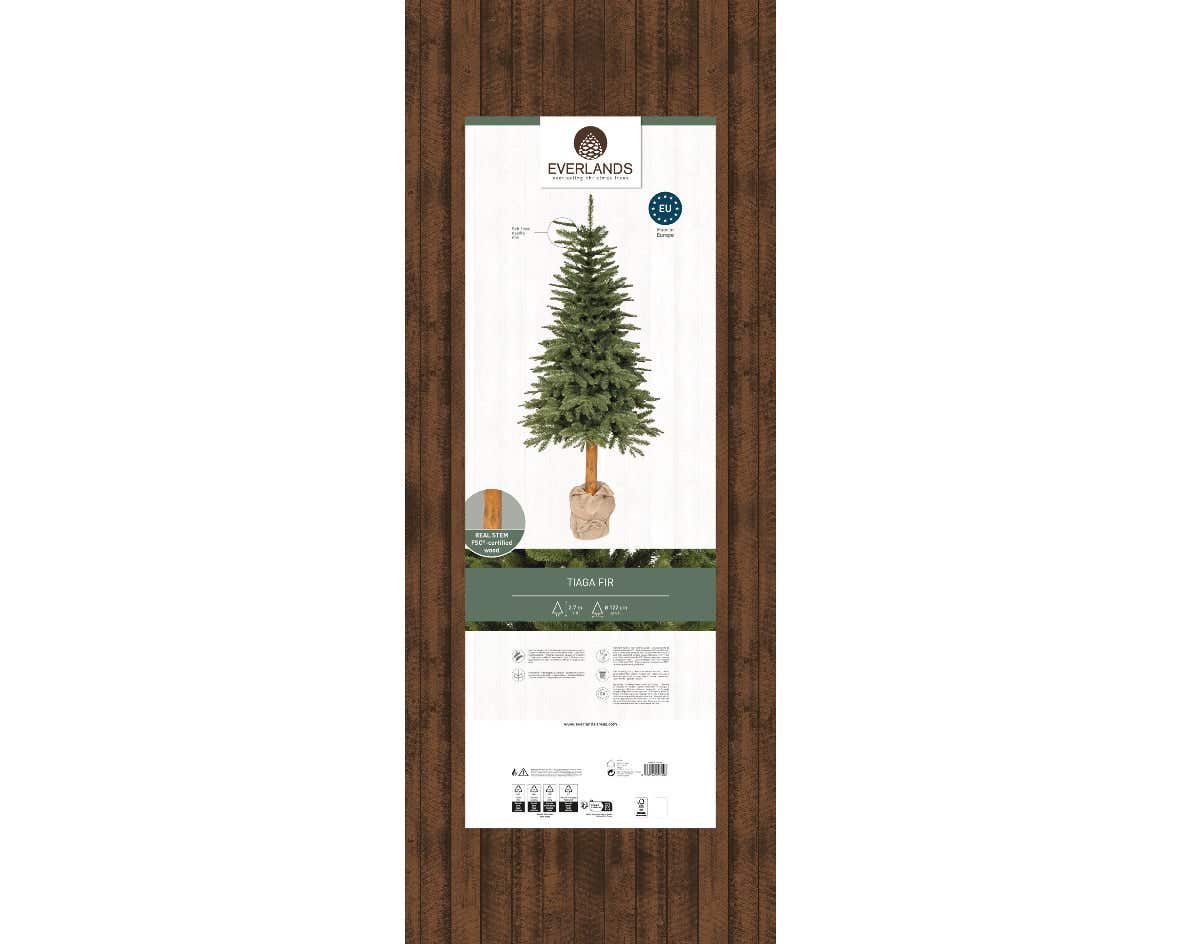 Everlands Kunstkerstboom Tiaga Groen 270 cm