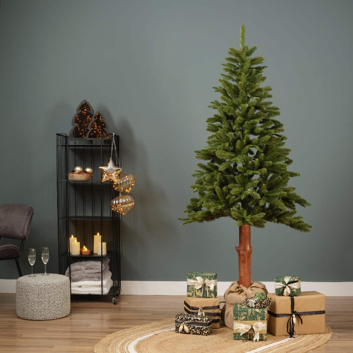 Everlands Kunstkerstboom Tiaga Groen 270 cm